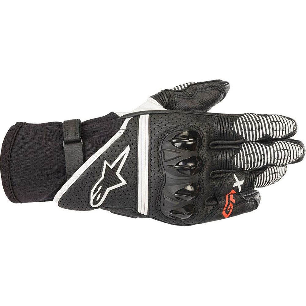 Alpinestars GP X V2 Summer Leather Gloves Black / White