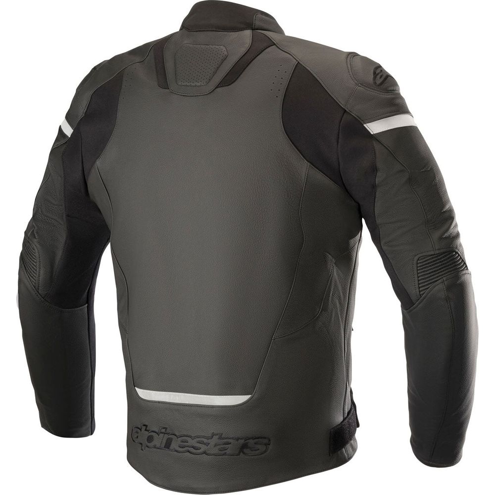 Alpinestars Jaws V3 Leather Jacket Black / Black