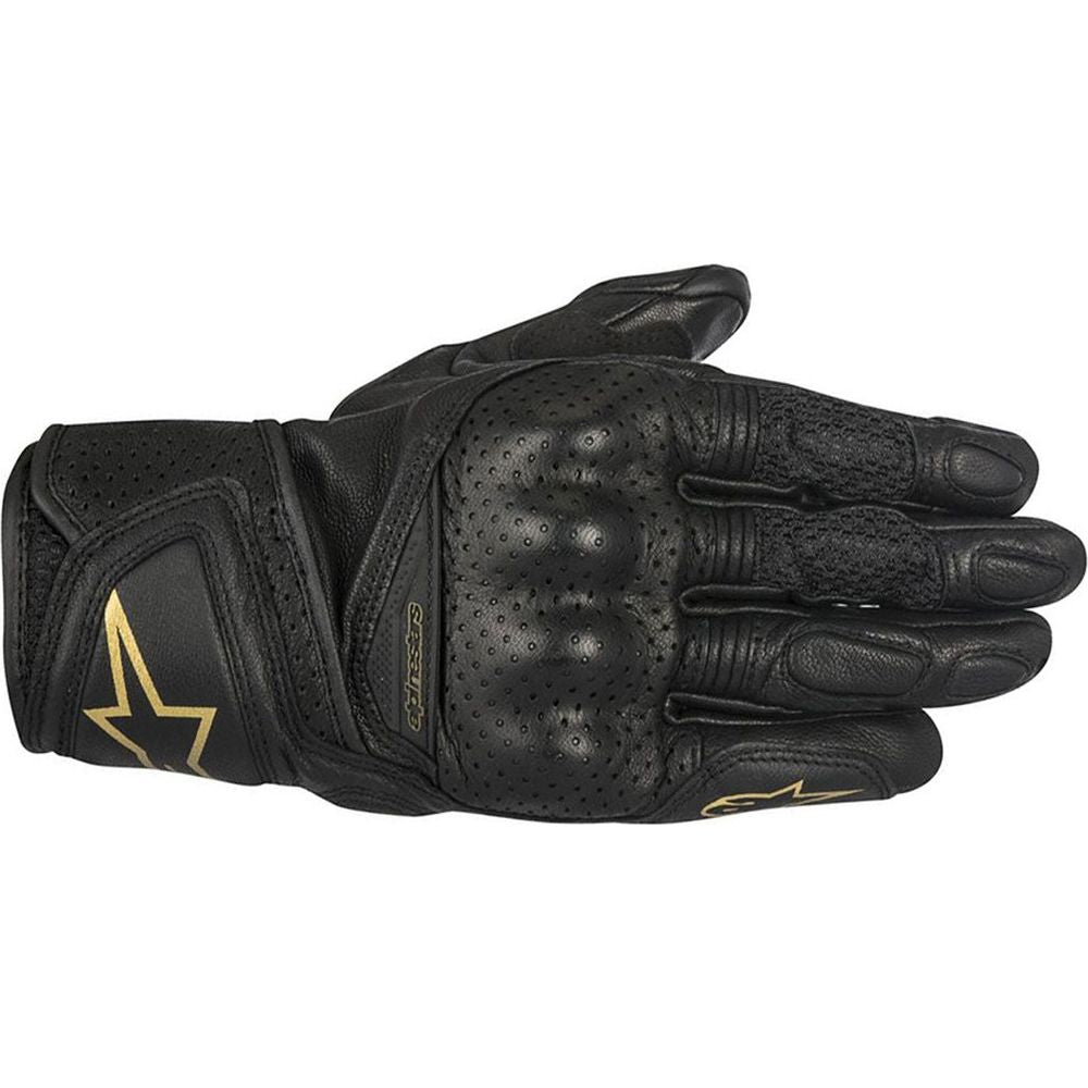 Alpinestars Stella Baika Ladies Leather Gloves Black / Gold