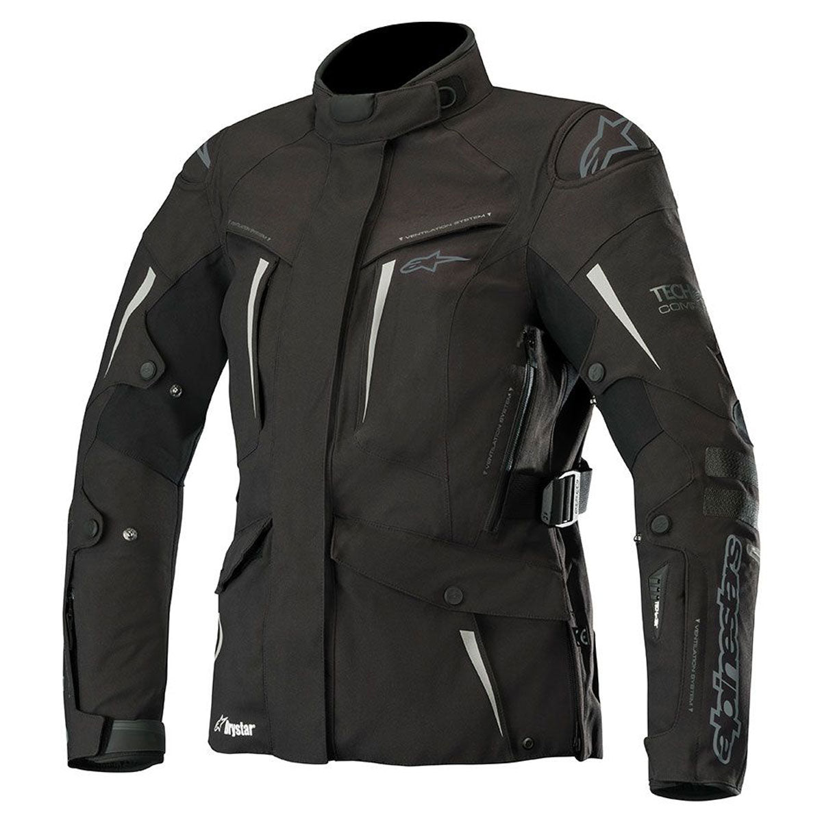 Alpinestars Stella Yaguara Drystar Ladies Textile Jacket Tech-Air Compatible Black / Anthracite