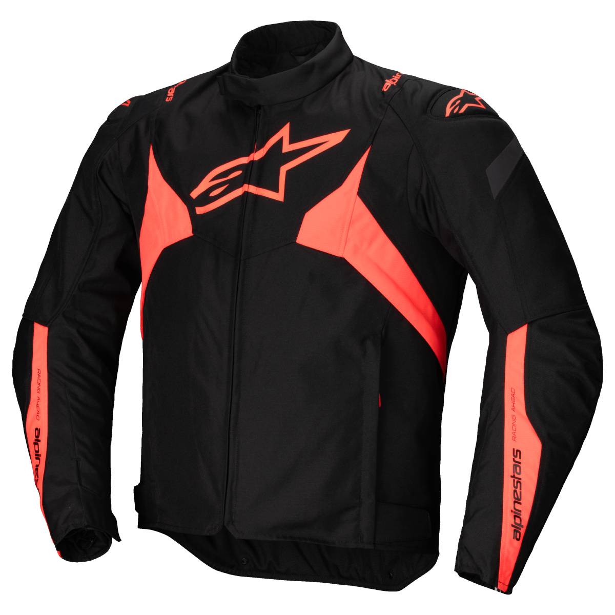 Alpinestars T Jaws V4 Waterproof Textile Jacket Black / Fluo Red