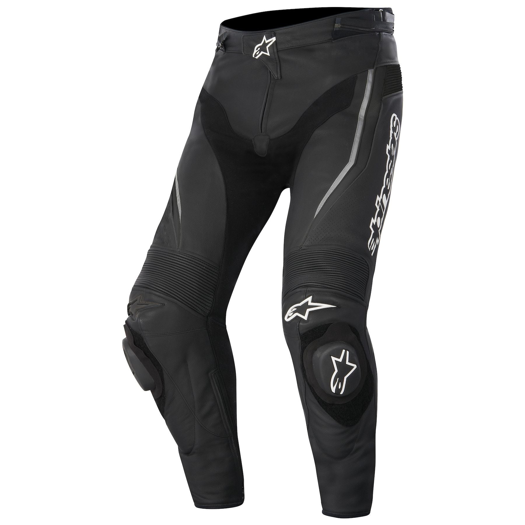 Alpinestars Track Leather Trouser Black  - FREE UK Shipping, FREE 365 Day Returns | Moto Central