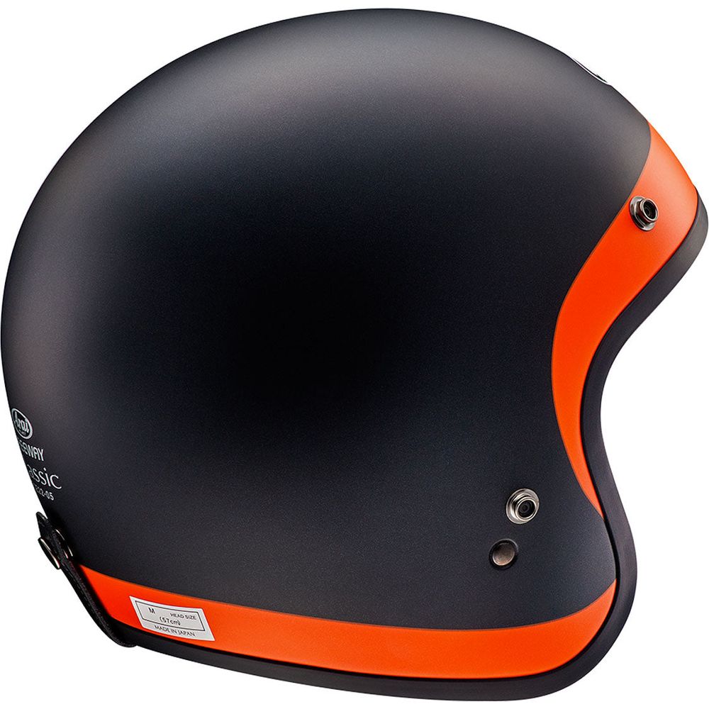 Arai Freeway Classic Open Face Helmet Halo Orange / Black - FREE UK Shipping, FREE 365 Day Returns | Moto Central