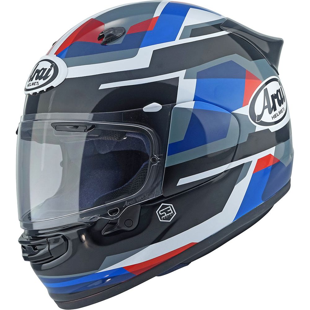 Arai Quantic Abstract Full Face Helmet Blue / Black / White