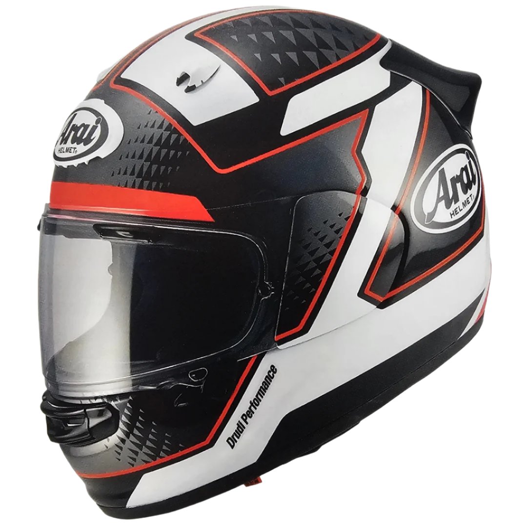 Arai Quantic Full Face Helmet Giu Red - FREE UK Shipping, FREE 365 Day Returns | Moto Central