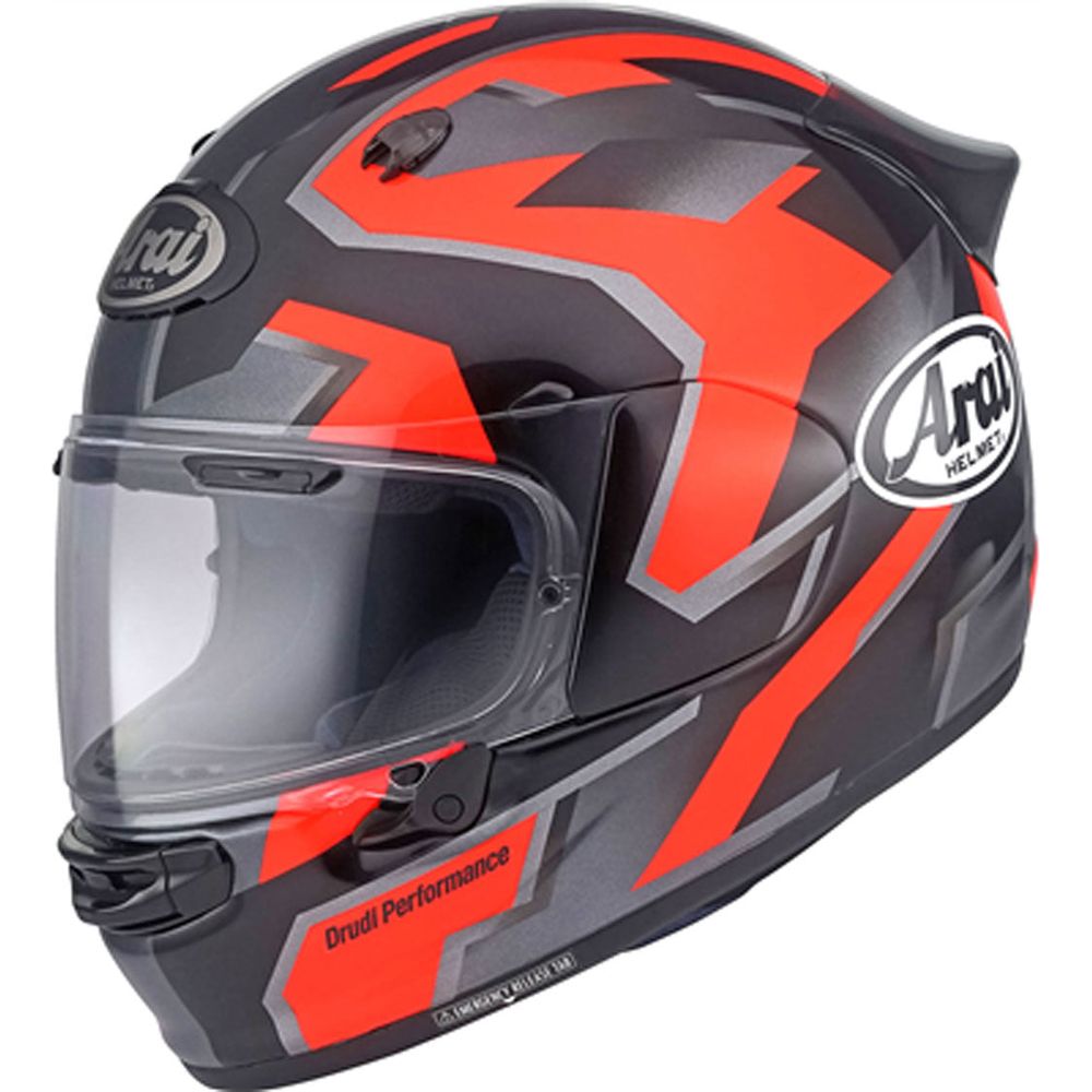 Arai Quantic Robotic Full Face Helmet Red - FREE UK Shipping, FREE 365 Day Returns | Moto Central