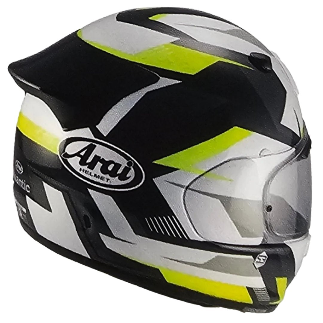 Arai Quantic Full Face Helmet Supra Yellow  - FREE UK Delivery - Moto Central