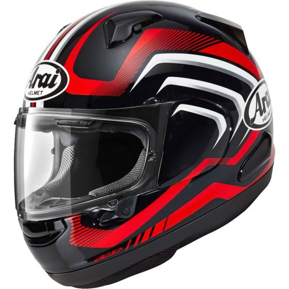 Arai QV Full Face Helmet Carve Red / Black