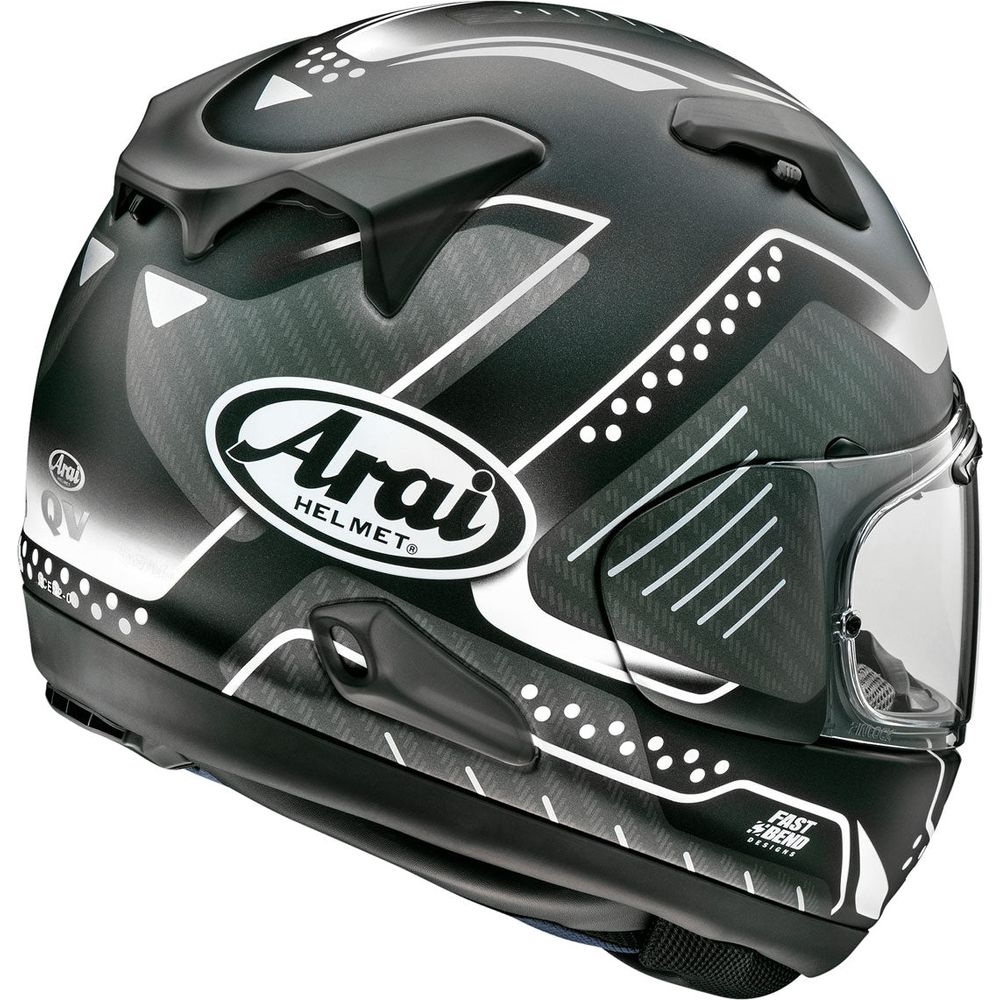 Arai QV Full Face Helmet Drone Black - FREE UK Shipping, FREE 365 Day Returns | Moto Central