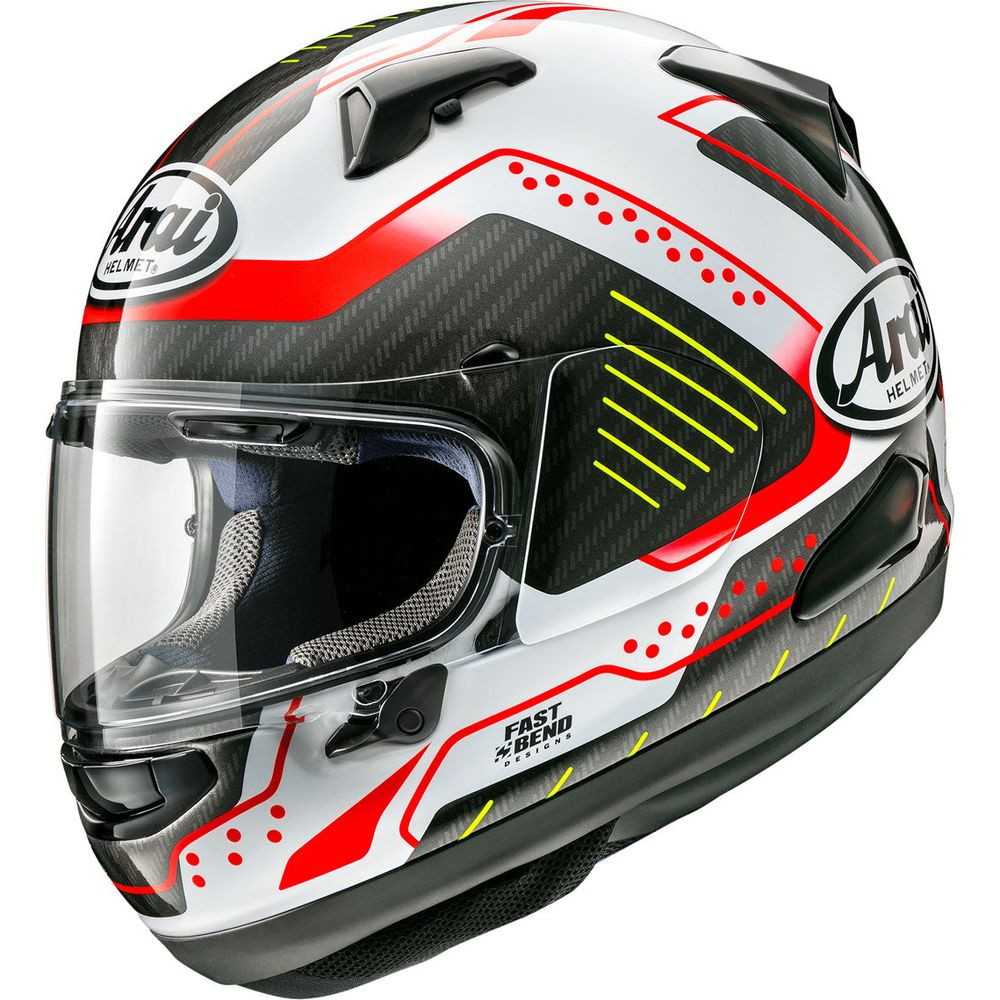 Arai QV Full Face Helmet Drone Red / White