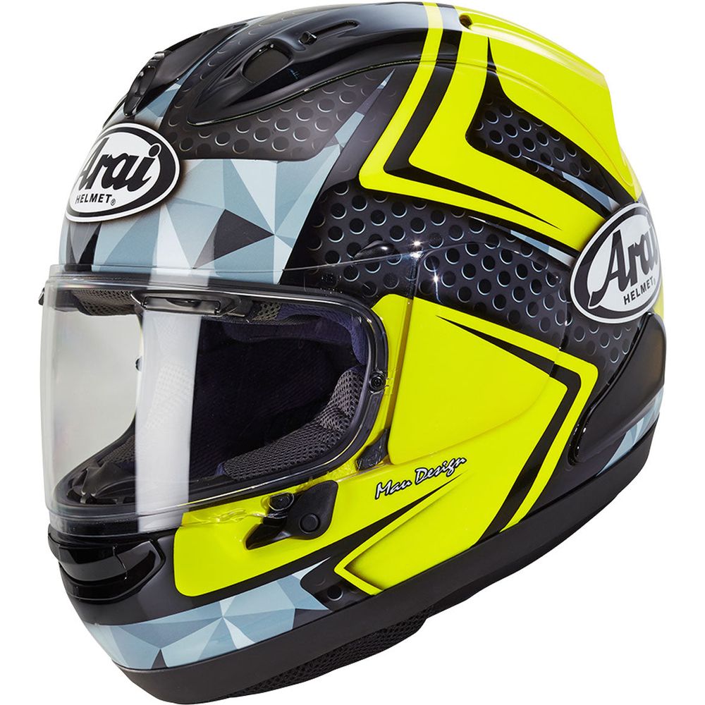 Arai RX 7V Full Face Helmet Dyno Fluo Yellow / Black