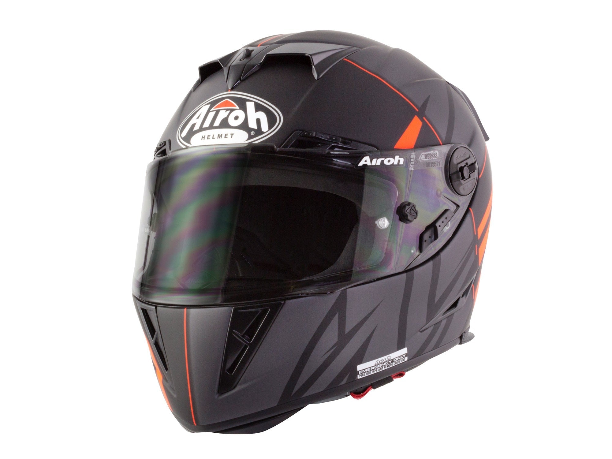 Airoh GP 500 Full Face Helmet Sectors Matt Orange