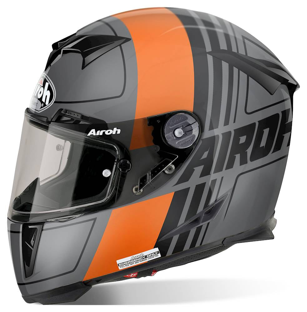 Airoh GP 500 Full Face Helmet Matt Scrape Orange