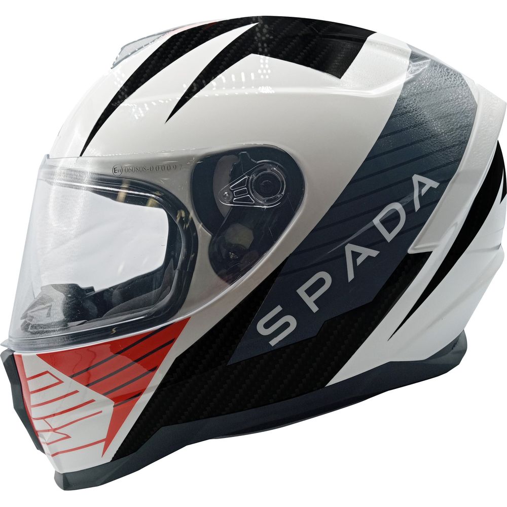 Spada Raiden 2 Thunder Full Face Helmet Black / White / Red