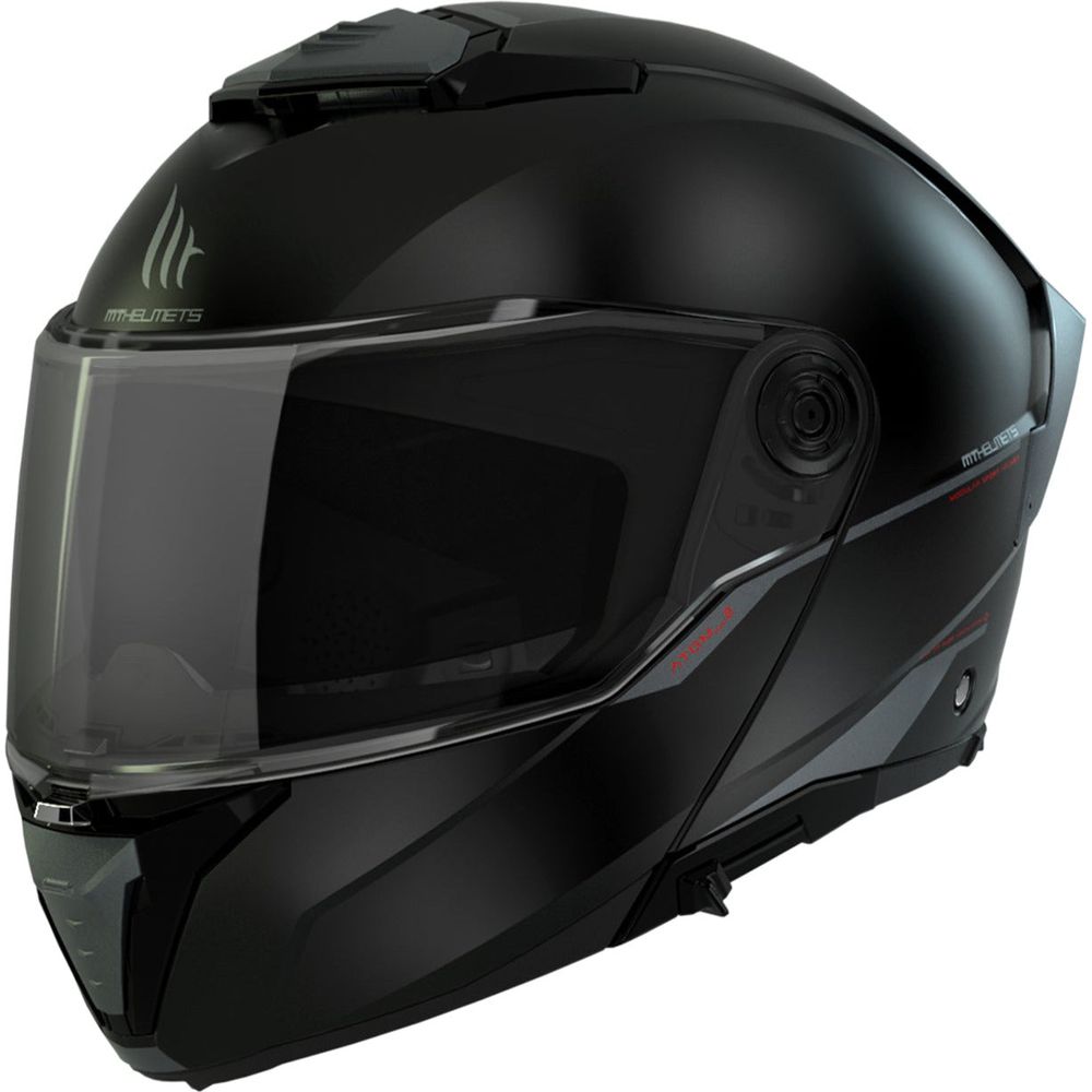 MT Atom 2 Solid Flip-Up Helmet Matt Black