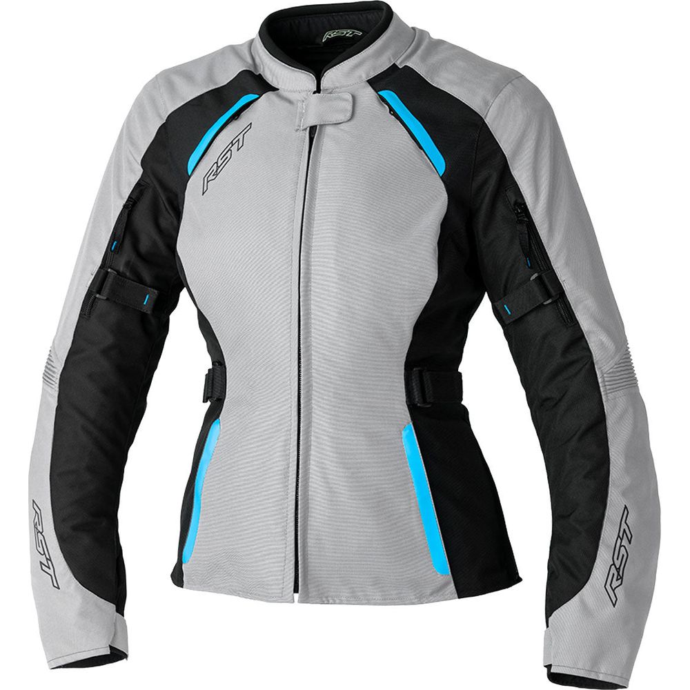 RST Ava CE Ladies Textile Jacket Silver / Black / Blue