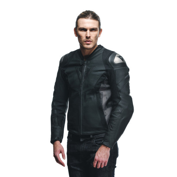 Dainese Avro 5 Leather Jacket Black / Anthracite