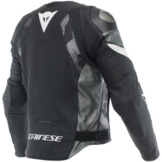 Dainese Avro 5 Leather Jacket Black / White / Anthracite