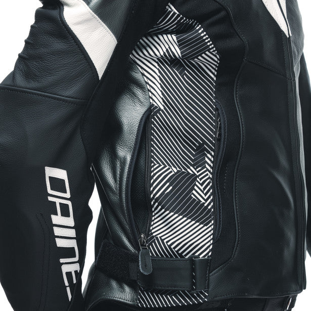 Dainese Avro 5 Leather Jacket Black / White / Anthracite