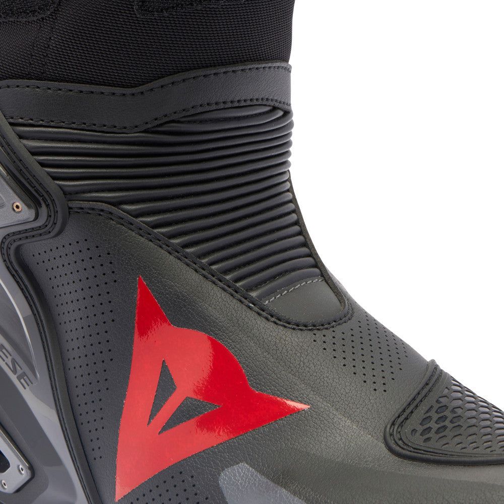 Dainese Axial 2 Air Boots Black / Black / Fluo Red