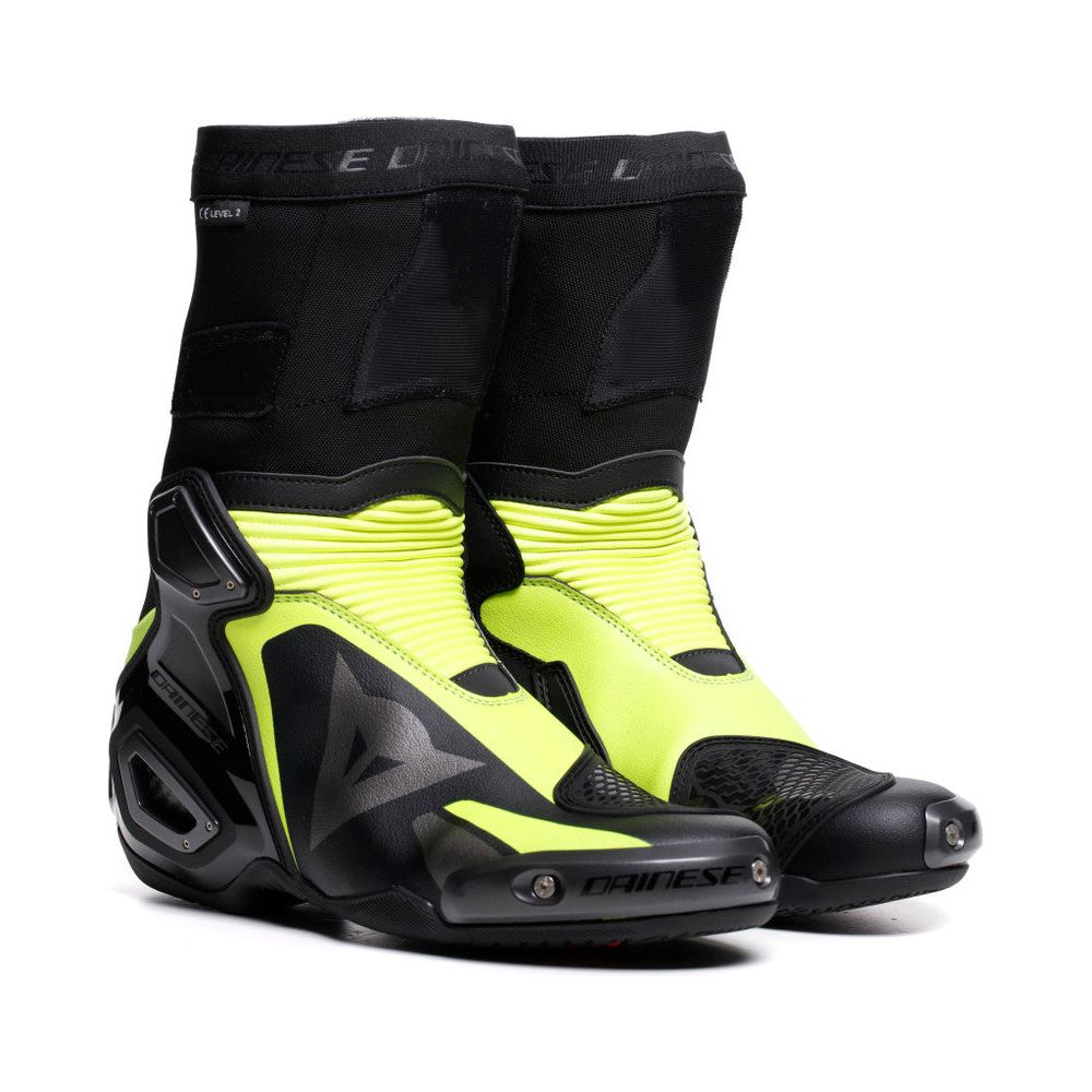 Dainese Axial 2 Boots Black / Fluo Yellow