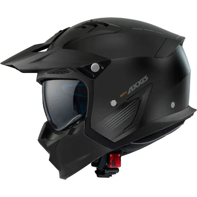 Axxis Hunter SV Solid A1 Adventure Helmet Matt Black