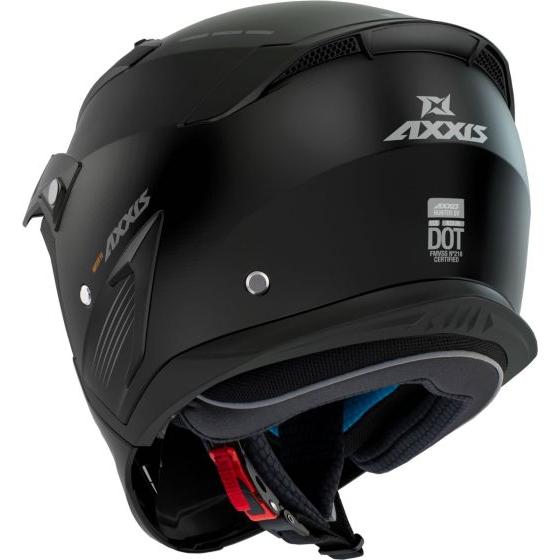 Axxis Hunter SV Solid A1 Adventure Helmet Matt Black