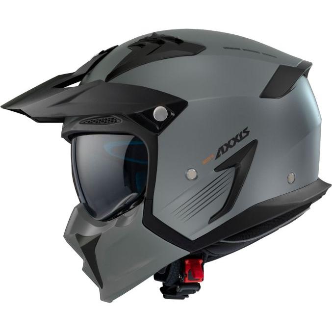 Axxis Hunter SV Solid A2 Adventure Helmet Matt Titanium