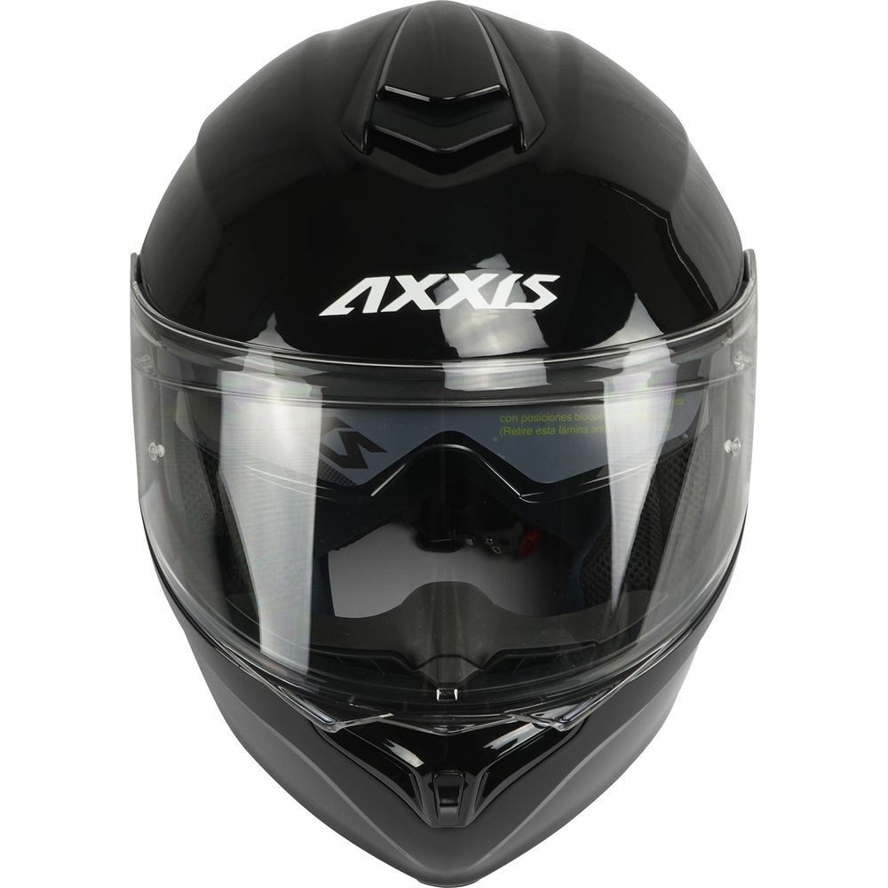 Axxis Storm SV Solid A1 Flip Up Helmet Gloss Black