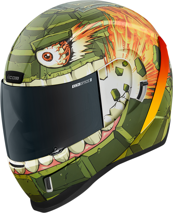 Icon Airform Full Face Helmet Grendadier Green / Multi  - FREE UK Delivery - Moto Central