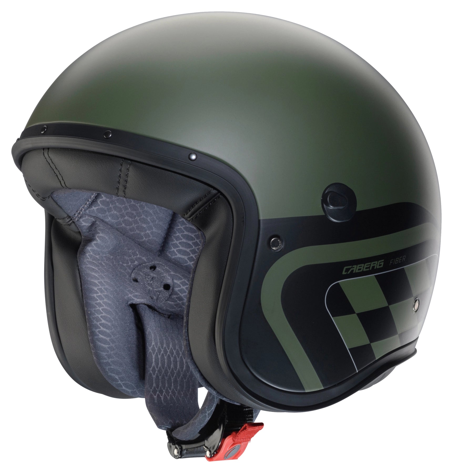 Caberg Freeride X Daytona Open Face Helmet Matt Military Green / Black / Silver