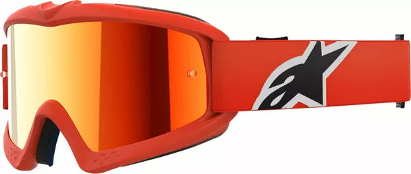 Alpinestars Vision Corp Youth Goggles Orange / Mirror Red - FREE UK Shipping, FREE 365 Day Returns | Moto Central