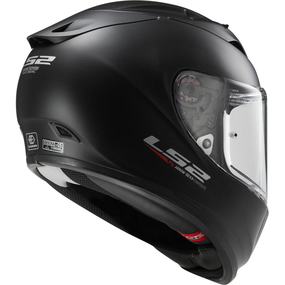 LS2 FF323 Arrow R EVO Full Face Helmet Matt Black  - FREE UK Shipping, FREE 365 Day Returns | Moto Central