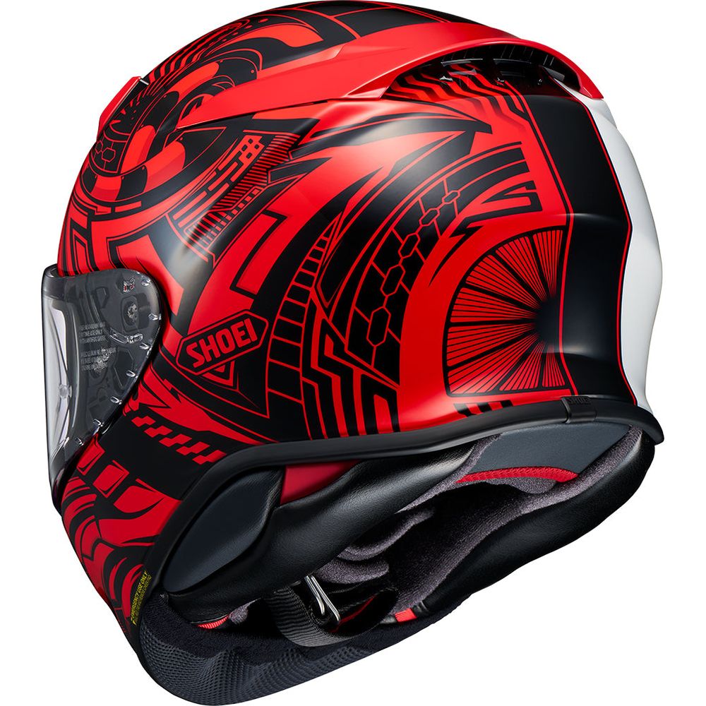 Shoei NXR2 Beaut TC1 Full Face Helmet Red - FREE UK Shipping, FREE 365 Day Returns | Moto Central