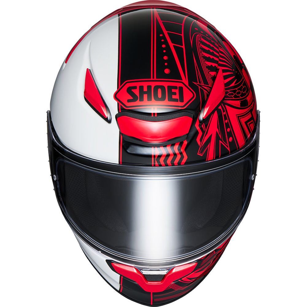 Shoei NXR2 Beaut TC1 Full Face Helmet Red - FREE UK Shipping, FREE 365 Day Returns | Moto Central