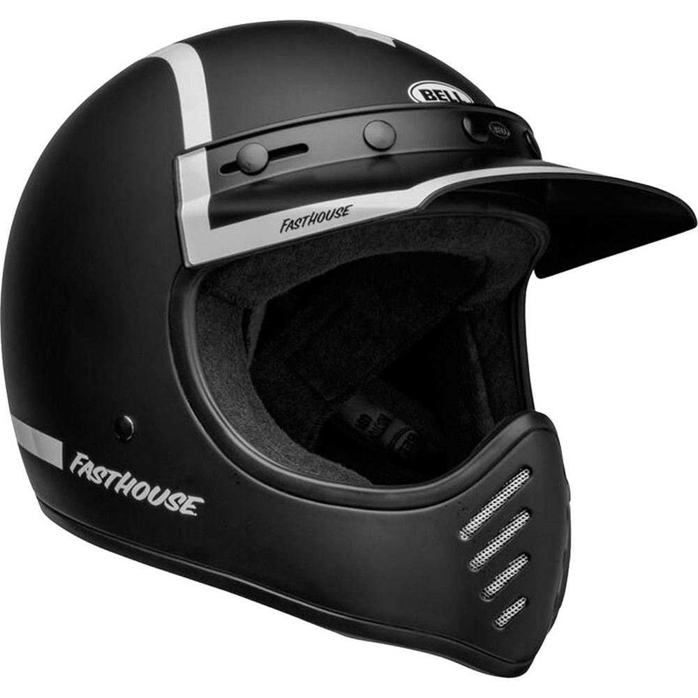 Bell Cruiser Moto 3 Fasthouse Old Road Adventure Helmet Matt / Gloss Black / White