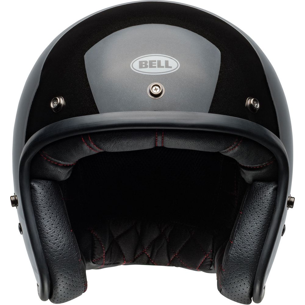 Bell Custom 500 ECE6 Flake Open Face Helmet Black Flake