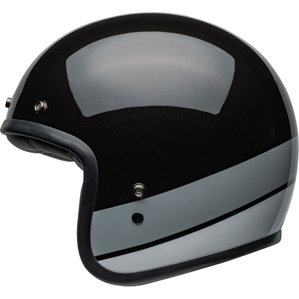 Bell Custom 500 ECE6 Flake Open Face Helmet Black Flake