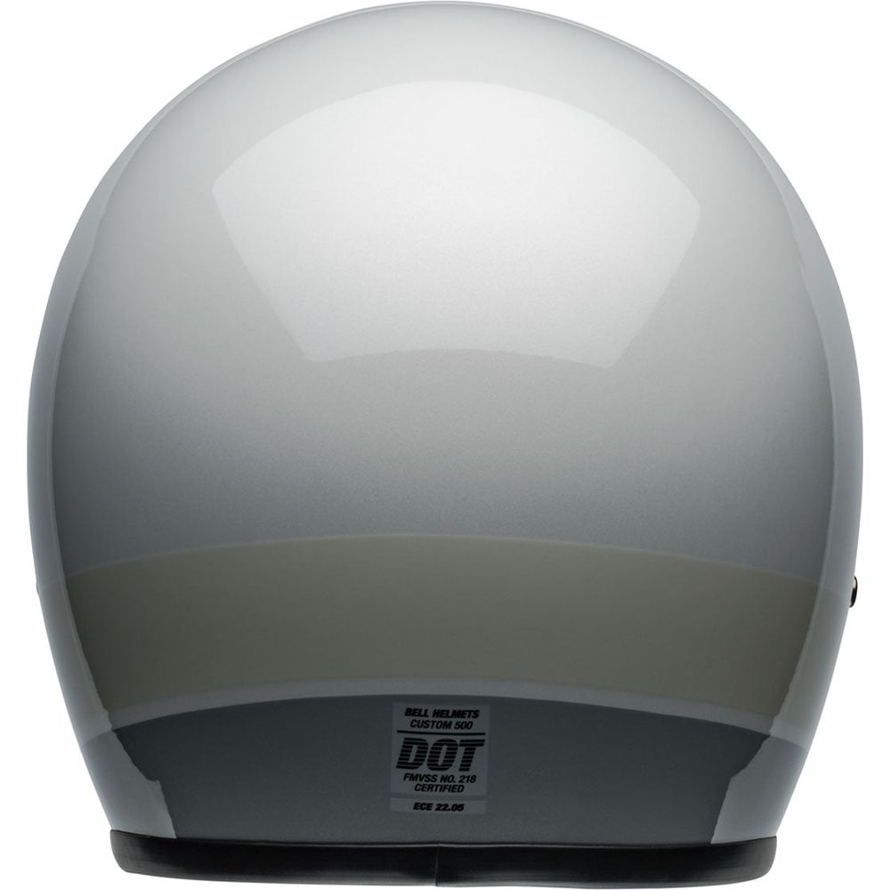 Bell Custom 500 ECE6 Flake Open Face Helmet Silver Flake