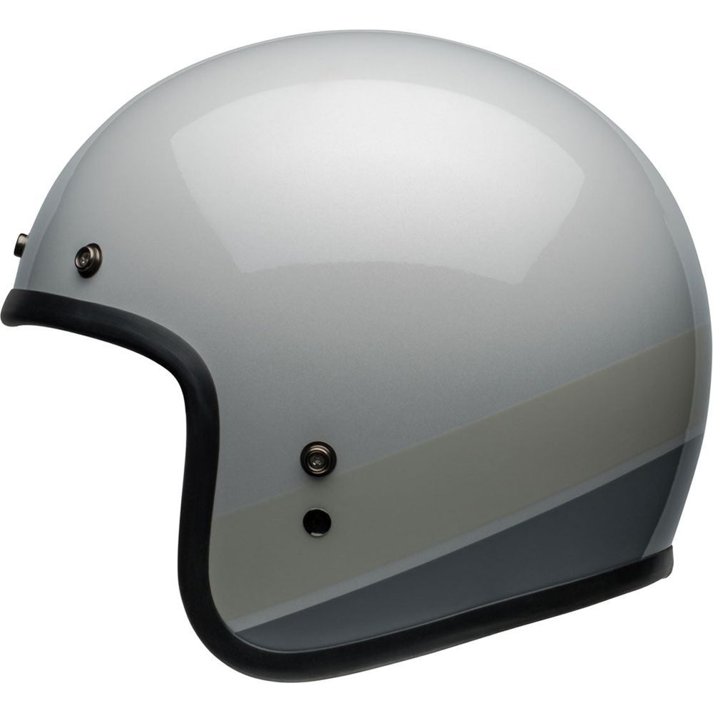 Bell Custom 500 ECE6 Flake Open Face Helmet Silver Flake