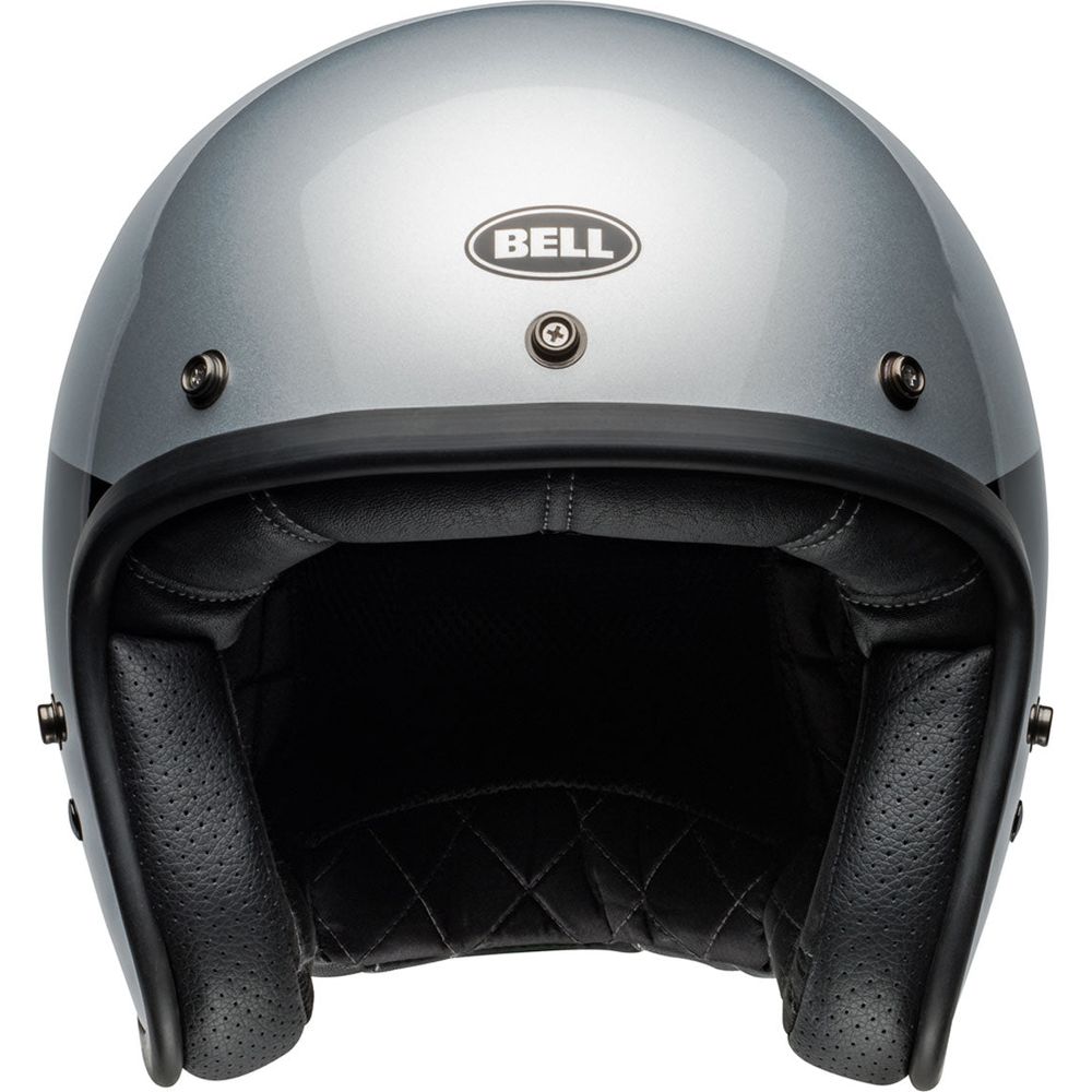 Bell Custom 500 ECE6 Chassis Open Face Helmet Silver / Black