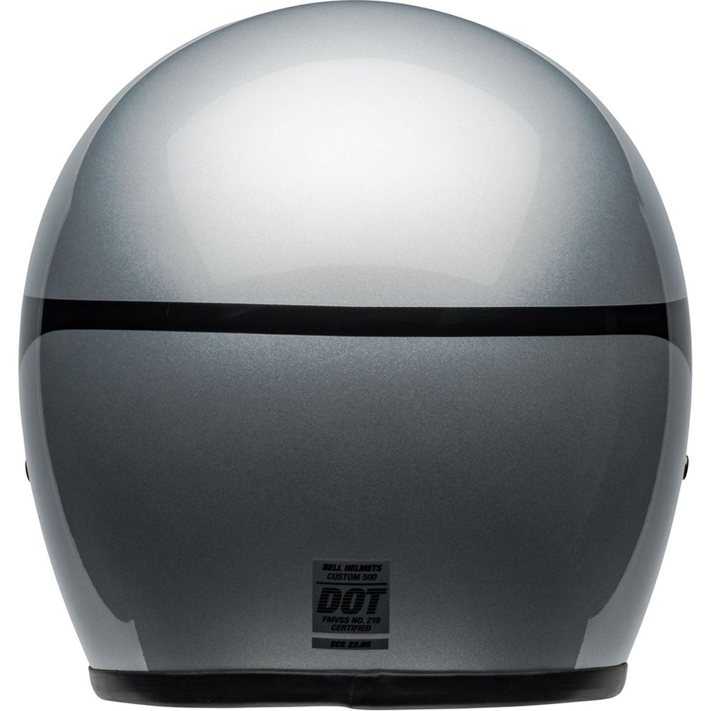 Bell Custom 500 ECE6 Chassis Open Face Helmet Silver / Black