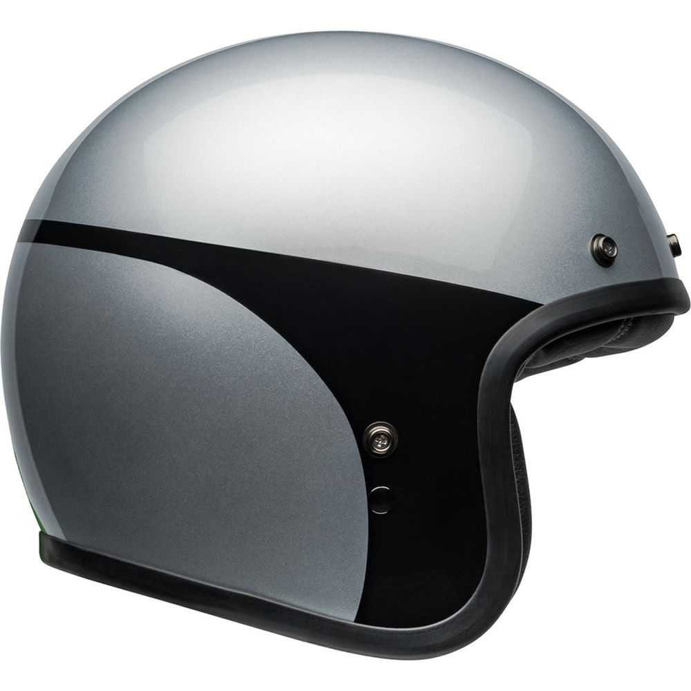 Bell Custom 500 ECE6 Chassis Open Face Helmet Silver / Black