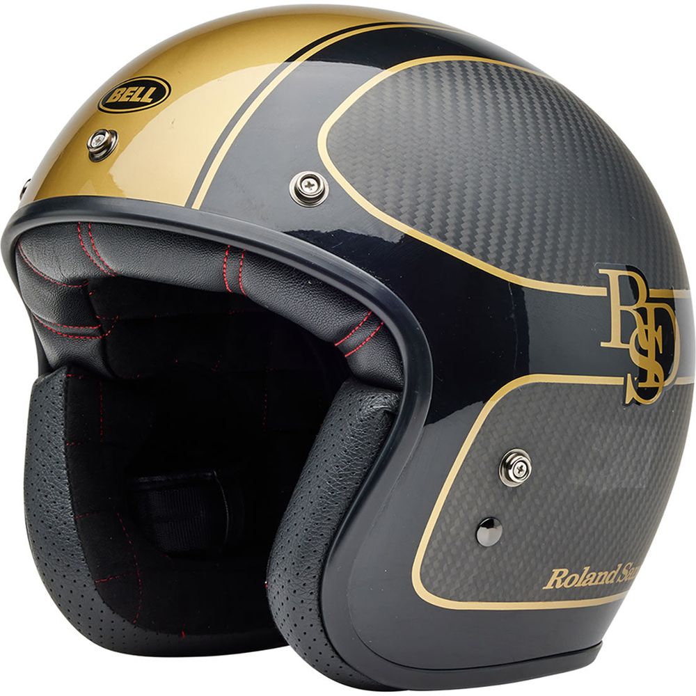 Bell Custom 500 ECE6 RSD Player Open Face Helmet Black / Gold