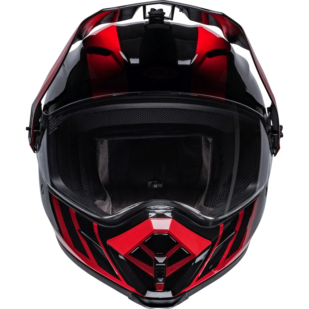 Bell MX-9 Adventure MIPS Helmet Dash Black / Red - FREE UK Shipping, FREE 365 Day Returns | Moto Central