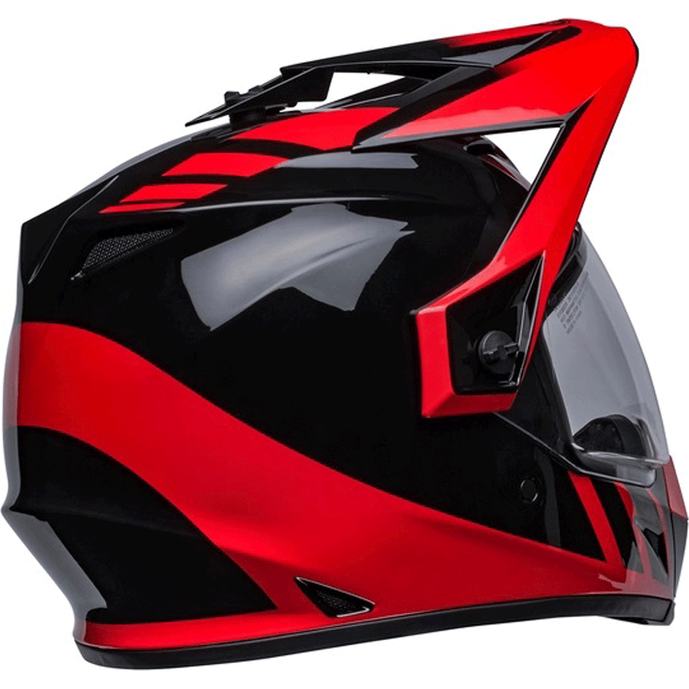 Bell MX-9 Adventure MIPS Helmet Dash Black / Red - FREE UK Shipping, FREE 365 Day Returns | Moto Central