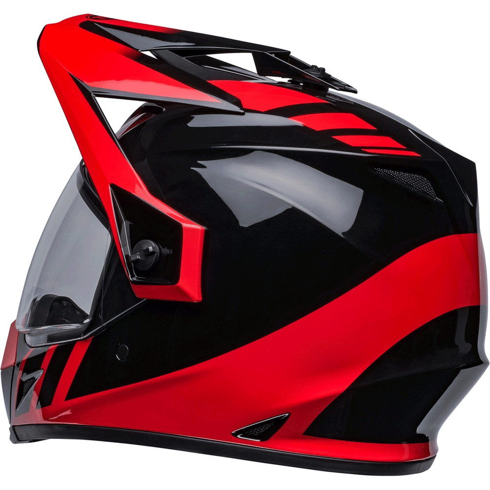 Bell MX-9 Adventure MIPS Helmet Dash Black / Red - FREE UK Shipping, FREE 365 Day Returns | Moto Central