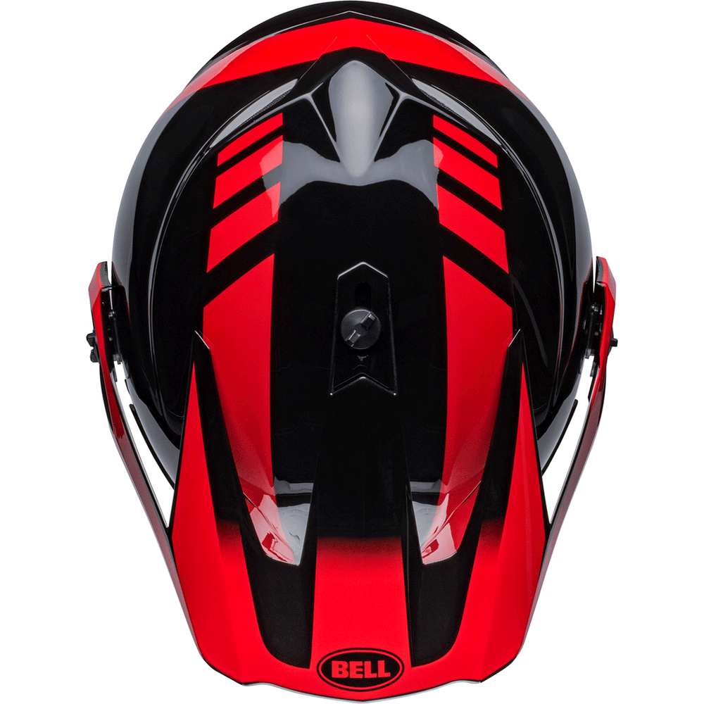 Bell MX-9 Adventure MIPS Helmet Dash Black / Red - FREE UK Shipping, FREE 365 Day Returns | Moto Central