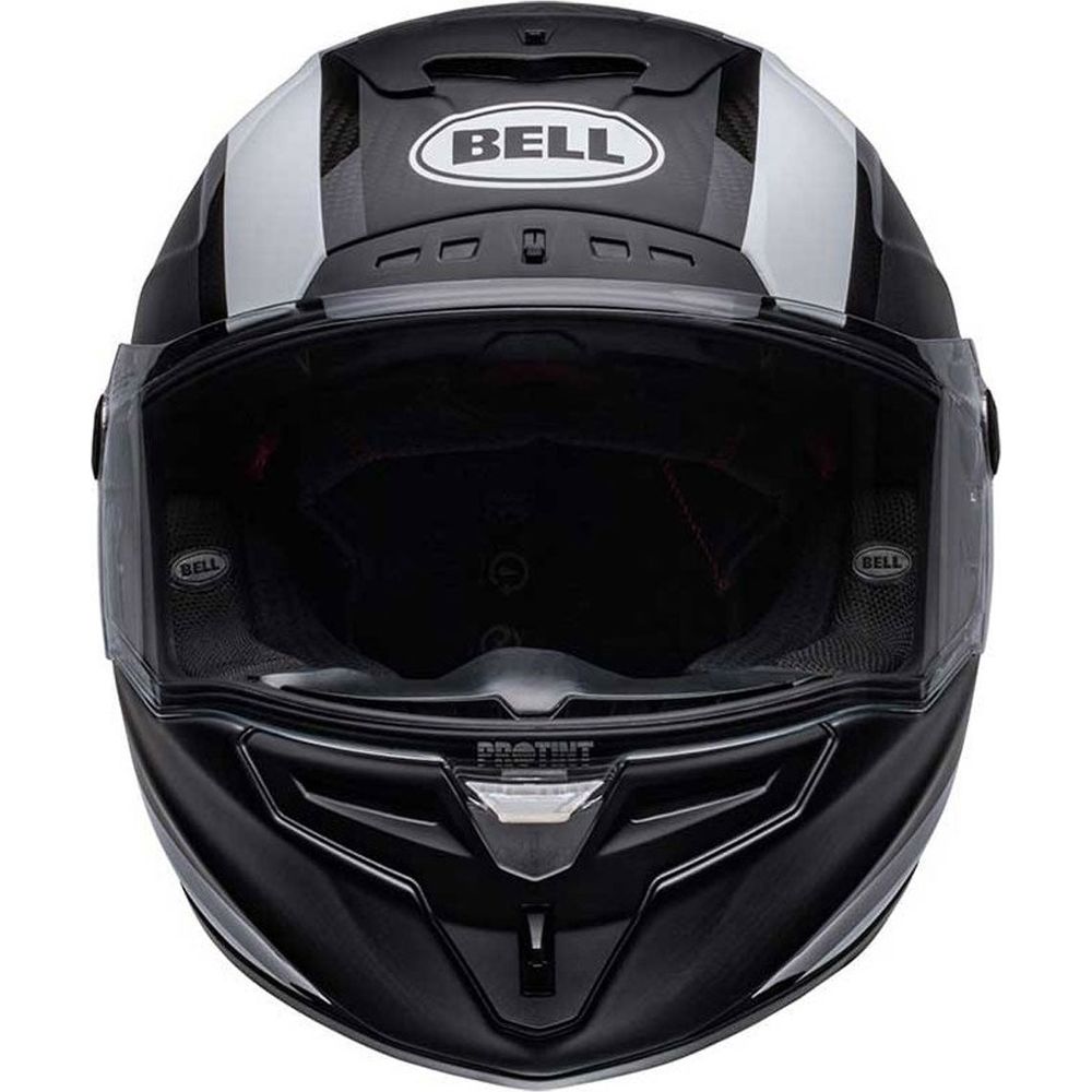 Bell 2022.2 Street Race Star Flex DLX Tantrum 2 Full Face Helmet Matt / Gloss Black / White