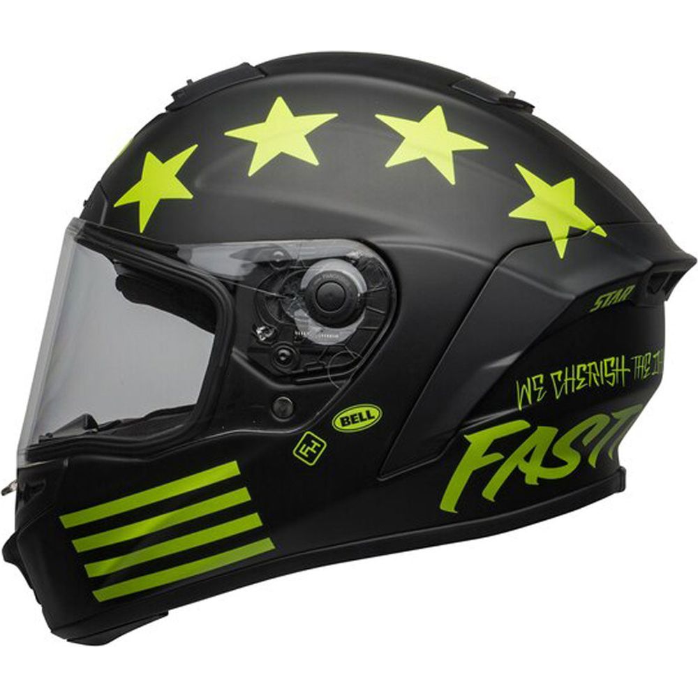 Bell Street Star DLX MIPS Fasthouse Full Face Helmet Hi-Viz Green / Matt Black